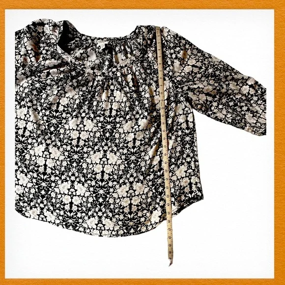 St. Johns Bay Peasant Blouse Size XL - Picture 5 of 5